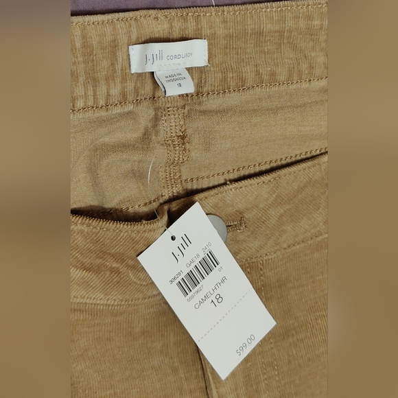 J. Jill Heathered-Cord Relaxed Boyfriend Jeans - Picture 6 of 6